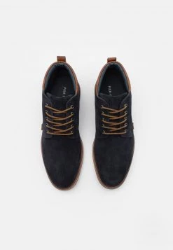Pier One Hombre LEATHER - Botines Con Cordones - Dark Blue -Pier One Tienda 0669804b314a48018462823ddd372def