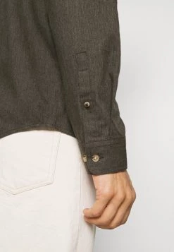 Pier One Hombre Camisa - Mottled Dark Green -Pier One Tienda 07acffea0e7f49919c9813d7010dc6e6