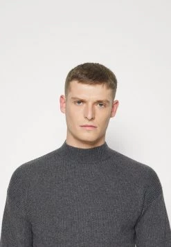 Pier One Hombre Jersey De Punto - Mottled Dark Grey -Pier One Tienda 07d71882a37346279cd96346466ee486