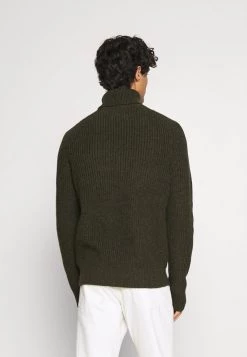 Pier One Hombre NEW CABLE TURTLENECK JUMPER - Jersey De Punto - Mottled Olive -Pier One Tienda 09f584fcd7ff4ee49986e03d0dd1f8e6
