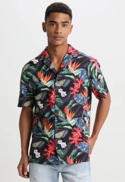 Pier One FLOWER RESORT - Camisa - Multicoloured, Hombre