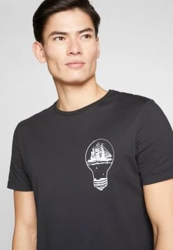 Pier One Hombre Camiseta Estampada - Black -Pier One Tienda 0cd363ce31c44567ad3d471b2691e7d9