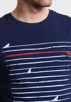 Pier One Camiseta Estampada - Navy, Hombre -Pier One Tienda 0cea6bd566f5403d903b0eb664a55dc2