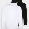 Pier One Hombre 2 PACK - Jersey Con Capucha - Black/white -Pier One Tienda 0cf86e5498e64e09bde44db476df2381