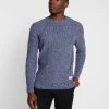 Pier One Hombre MULTICOLOUR HALF CARDIGAN JUMPER - Jersey De Punto - Mottled Blue -Pier One Tienda 0e749c4566c34eb3817991011ba994c1
