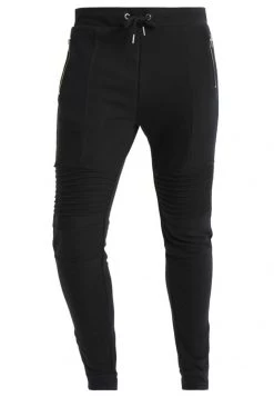 Pier One Hombre BIKER JOGGER - Pantalones Deportivos - Black -Pier One Tienda 0ea0952ad151480fb27b0921be6d98b9
