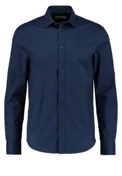 Pier One Hombre Camisa Elegante - Dark Blue -Pier One Tienda 0ef8617f639b44fab3be7ab6ea7ee52e