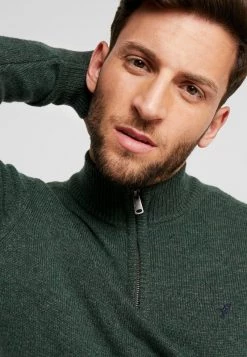 Pier One Hombre Jersey De Punto - Mottled Dark Green -Pier One Tienda 0ffac4a6cb01430894baaebc2963a6ec