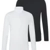 Pier One Hombre 2 PACK - Camiseta De Manga Larga - White/black -Pier One Tienda 131c66307636477987dd73f5f031d29f