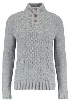 Pier One Hombre Jersey De Punto - Mottled Grey -Pier One Tienda 144a0b2498bf4177af195a8dc4dfc591