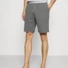 Pier One Hombre LOUNGE HENLEY SHORTS - Pantalón De Pijama - Mottled Dark Grey