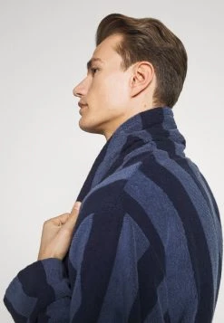 Pier One Hombre Albornoz - Dark Blue/blue -Pier One Tienda 191bb9537ad549ad9c45b17fe7491478