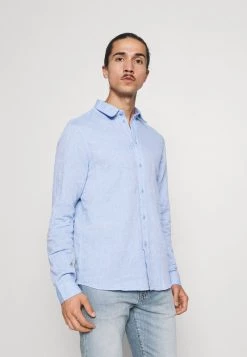 Pier One Hombre Camisa - Mottled Blue