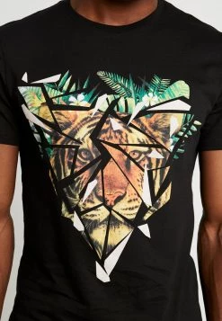 Pier One Hombre Camiseta Estampada - Black -Pier One Tienda 19ec1b0747684351bf4c02bb5a2f7244