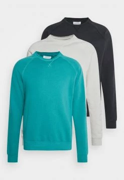 Pier One Hombre 3 PACK - Sudadera - Black/stone/blue -Pier One Tienda 1f07ffe254704ae487f70041d0d3853a