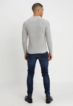 Pier One Hombre Jersey De Punto - Mottled Grey -Pier One Tienda 1f50d976830b4f5fa5af0f53767f5924