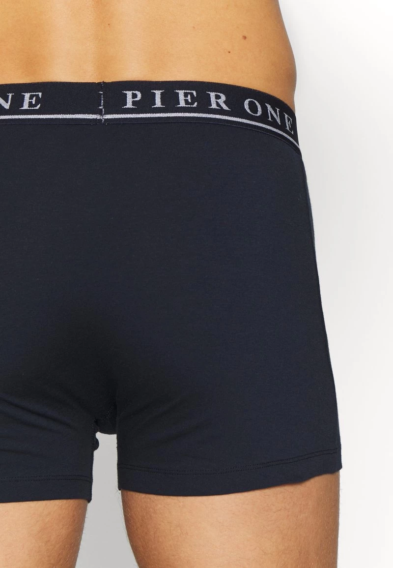 Pier One Hombre 5 PACK - Culotte - Dark Blue/mottled Grey 5 Pier One Hombre 5 PACK - Culotte - Dark Blue/mottled Grey - Imagen 3