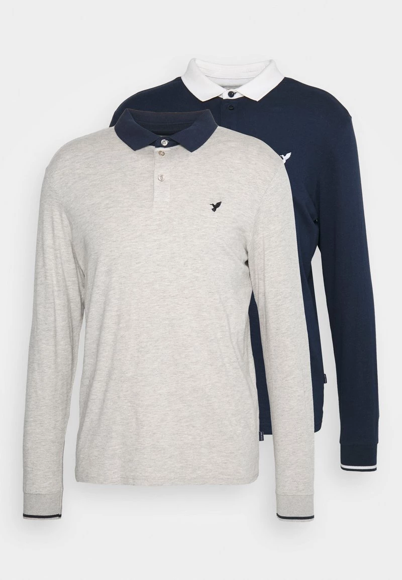 Pier One Hombre 2 PACK - Polo - Dark Blue/mottled Beige 8 Pier One Hombre 2 PACK - Polo - Dark Blue/mottled Beige - Imagen 6