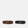 Pier One Unisexo UNISEX 2 PACK - Cinturón - Cognac/black -Pier One Tienda 21bf245788ae4822936a14306df44356