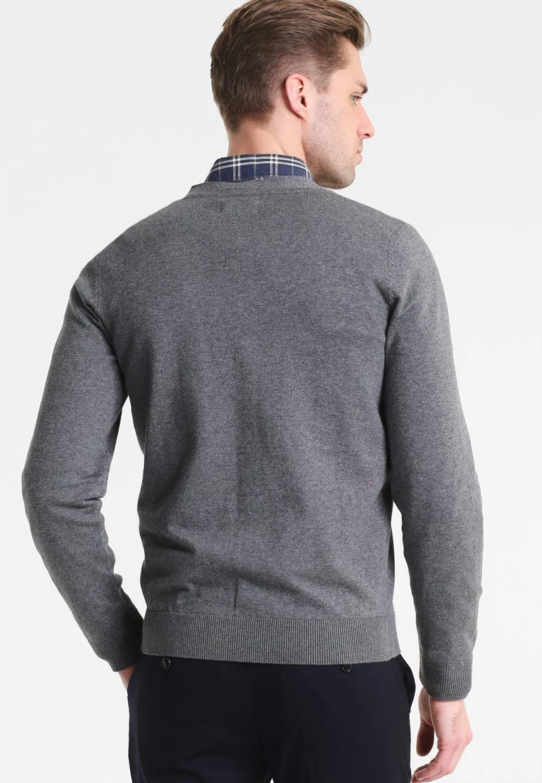 Pier One Hombre Chaqueta De Punto - Dark Grey Melange 5 Pier One Hombre Chaqueta De Punto - Dark Grey Melange - Imagen 3