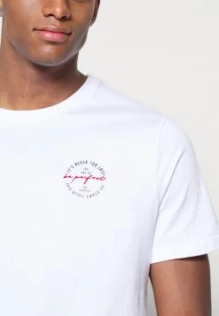 Pier One Hombre NEVER TOO LATE GRAPHIC T-SHIRT - Camiseta Estampada - White -Pier One Tienda 2399cd4cd67449b7b863dcca964e90b3