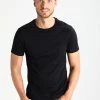 Pier One Hombre Camiseta Básica - Black -Pier One Tienda 240072a406dd48c99e12c4f14a21d70a