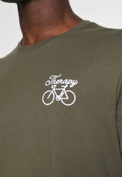 Pier One Hombre THERAPY BIKE EMBRO - Camiseta Básica - Olive -Pier One Tienda 243eda5ae6784d23adb6769f1e6d88d5