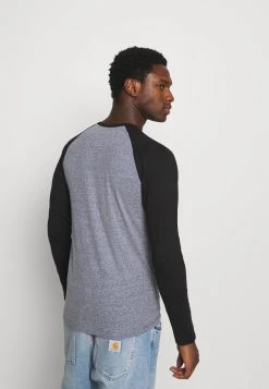 Pier One Camiseta De Manga Larga - Blue, Hombre -Pier One Tienda 26b9ef585a52469c90536b07aa28880d