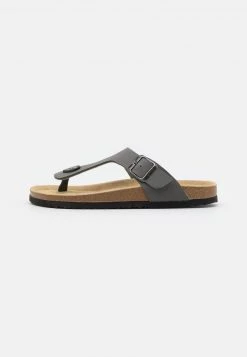 Pier One Unisexo UNISEX - Sandalias De Dedo - Grey