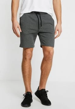 Pier One Hombre Pantalones Deportivos - Mottled Dark Grey