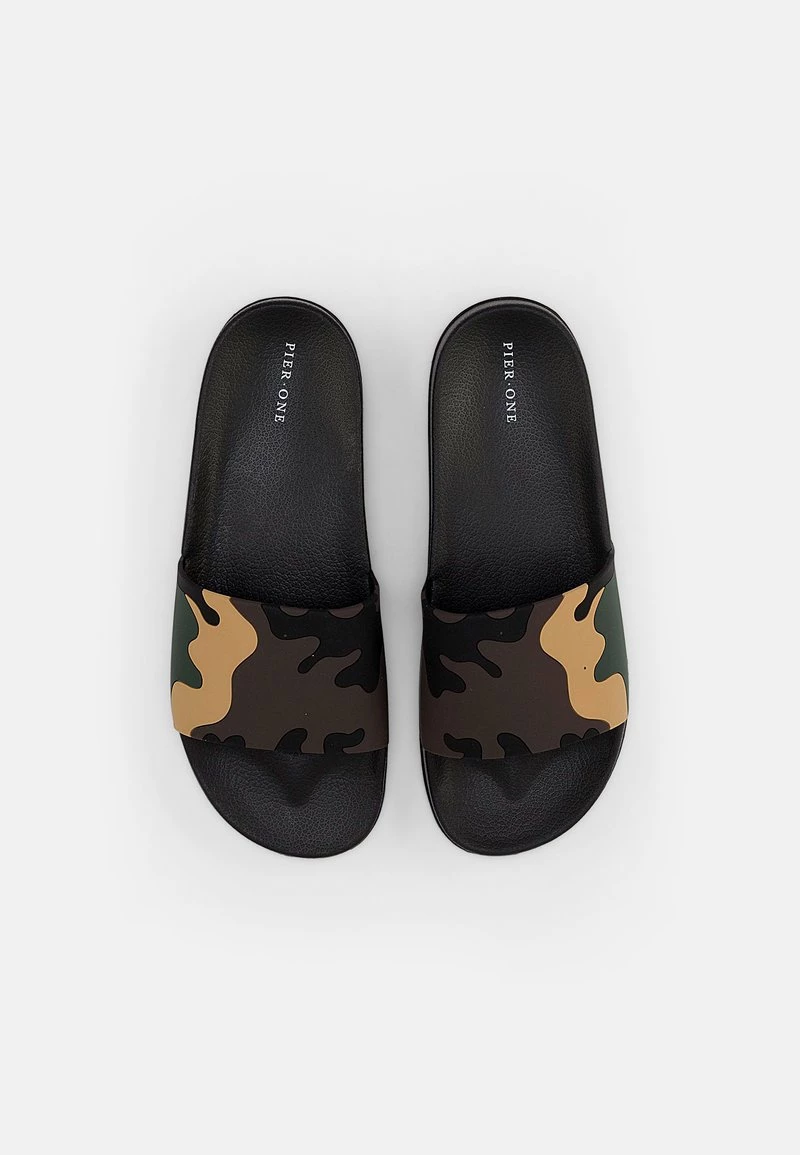 Pier One Unisexo UNISEX - Chanclas De Baño - Black Olive 6 Pier One Unisexo UNISEX - Chanclas De Baño - Black Olive - Imagen 4