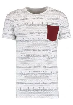 Pier One Hombre Camiseta Estampada - White -Pier One Tienda 2b9ceda09aac44fcb9091bf11ed74c14
