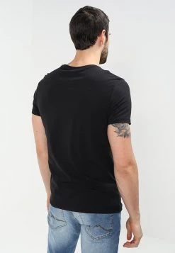 Pier One Hombre 2 PACK - Camiseta Básica - Black -Pier One Tienda 2d8633b5b7104019a6e0f7d92decc1c7