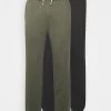 Pier One Hombre 2er PACK - Pantalones Deportivos - Olive/black -Pier One Tienda 3465cd889e7941839abbe9d5834bd894
