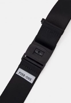 Pier One Unisexo UNISEX - Cinturón - Black -Pier One Tienda 353004c82643456782a8ca1944c46aff