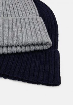 Pier One Unisexo 2 PACK UNISEX - Gorro - Grey/dark Blue -Pier One Tienda 35949e85cf2249dfa70e9205a0cfe933