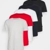 Pier One Hombre 5 PACK - Camiseta Básica - Mottled Light Grey/white/dark Blue -Pier One Tienda 375a5aa1098a43d99fac6ae76885cc54