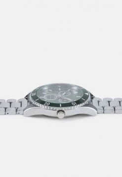 Pier One Unisexo UNISEX - Reloj - Silver-coloured/green -Pier One Tienda 3868a74b129c47a4a44c8eaf55047ceb