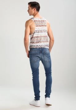 Pier One Hombre Vaqueros Pitillo - Dark Blue Denim -Pier One Tienda 39034195bde54d90bc6c34fc1b160962