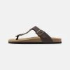 Pier One Unisexo UNISEX - Sandalias De Dedo - Brown