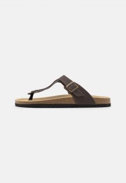Pier One Unisexo UNISEX - Sandalias De Dedo - Brown