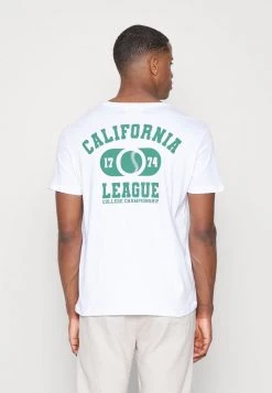 Pier One Hombre CALIFORNIA LEAGUE GRAPHIC T-SHIRT - Camiseta Estampada - White -Pier One Tienda 39639aad7e6b4ac7867746152e83e030