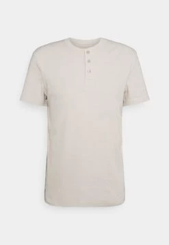 Pier One Hombre LOUNGE HENLEY TEE - Camiseta De Pijama - Beige