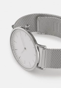 Pier One Unisexo Reloj - Silver-coloured -Pier One Tienda 3b98a43ae58e4cefa8484929d26640b9