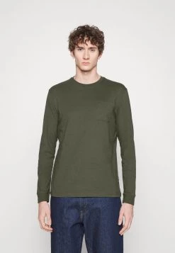 Pier One Hombre Camiseta De Manga Larga - Dark Green