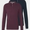 Pier One Hombre 2 PACK - Polo - Bordeaux/dark Blue -Pier One Tienda 3f434e0c318b4531bbab1dd44fe0092a