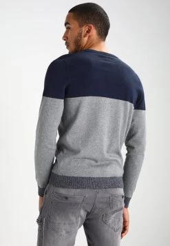 Pier One Jersey De Punto - Mottled Grey/dark Blue, Hombre -Pier One Tienda 412650e4b1ce4d44a008b33687670614
