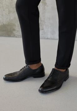 Pier One LEATHER - Zapatos Con Cordones - Black, Hombre 12 Pier One LEATHER - Zapatos Con Cordones - Black, Hombre -Pier One Tienda 4a46421a485a44fd892e43b8b407a28c