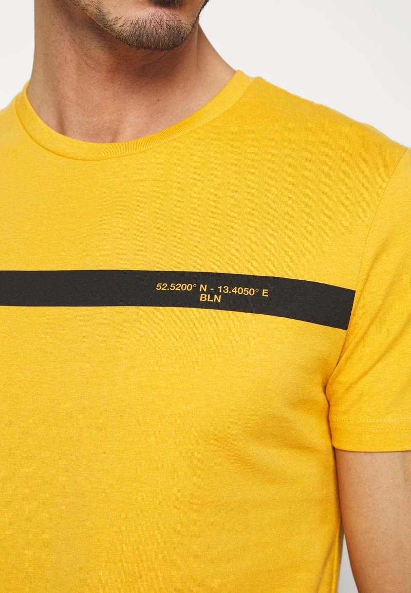 Pier One Camiseta Estampada - Yellow, Hombre 7 Pier One Camiseta Estampada - Yellow, Hombre - Imagen 5