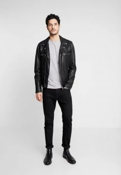 Pier One Hombre Camiseta De Manga Larga - Mottled Grey -Pier One Tienda 4b2bcee7d721495f9d7f37b10627c6d5